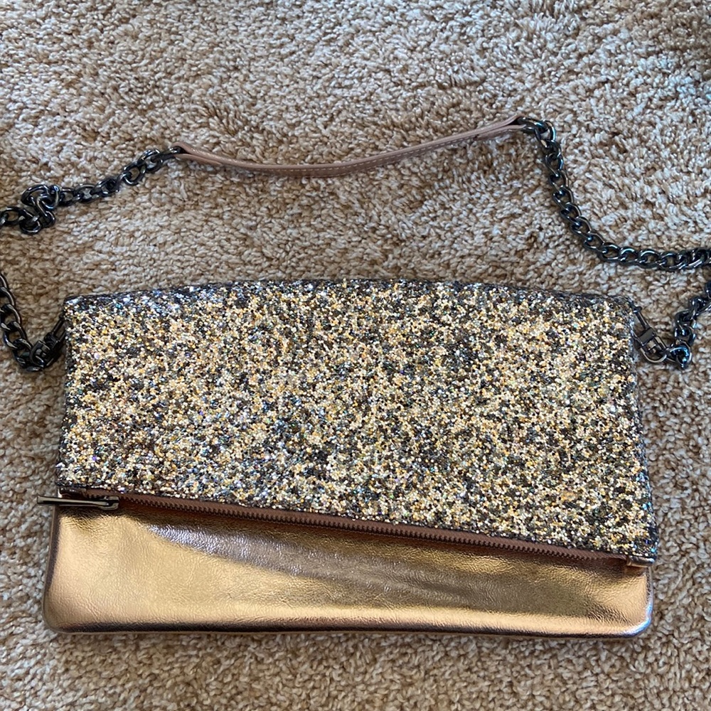 Express Glitter Clutch